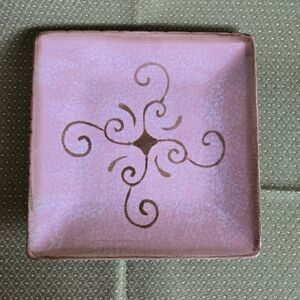 Pink Swirl Decorative Plate